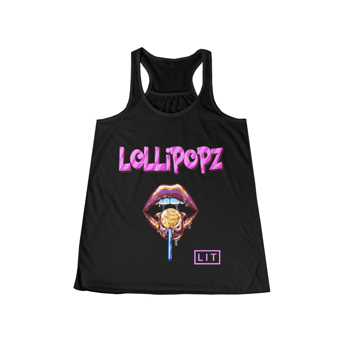Lollipopz - Women's Flowy Racerback Tank