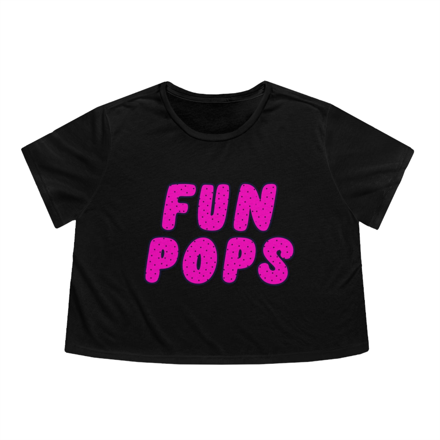Fun Pops - Women's Flowy Cropped Tee