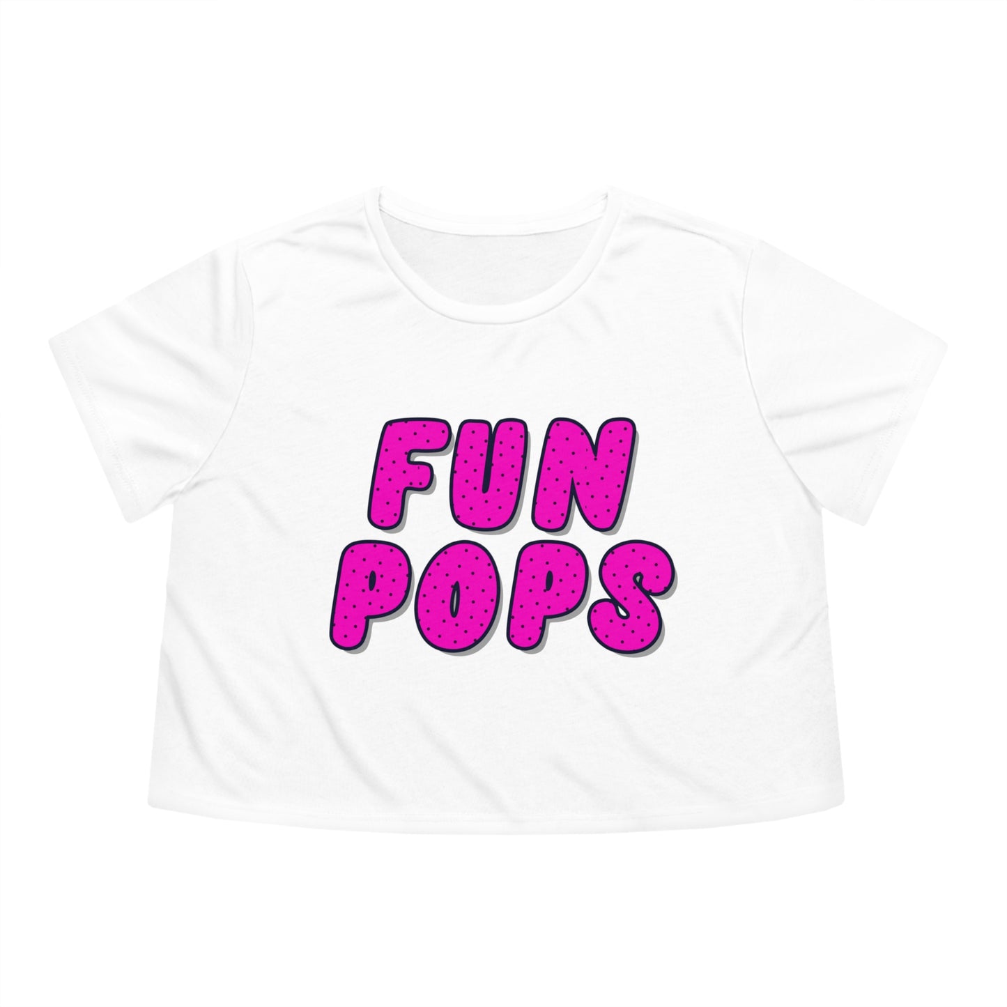 Fun Pops - Women's Flowy Cropped Tee